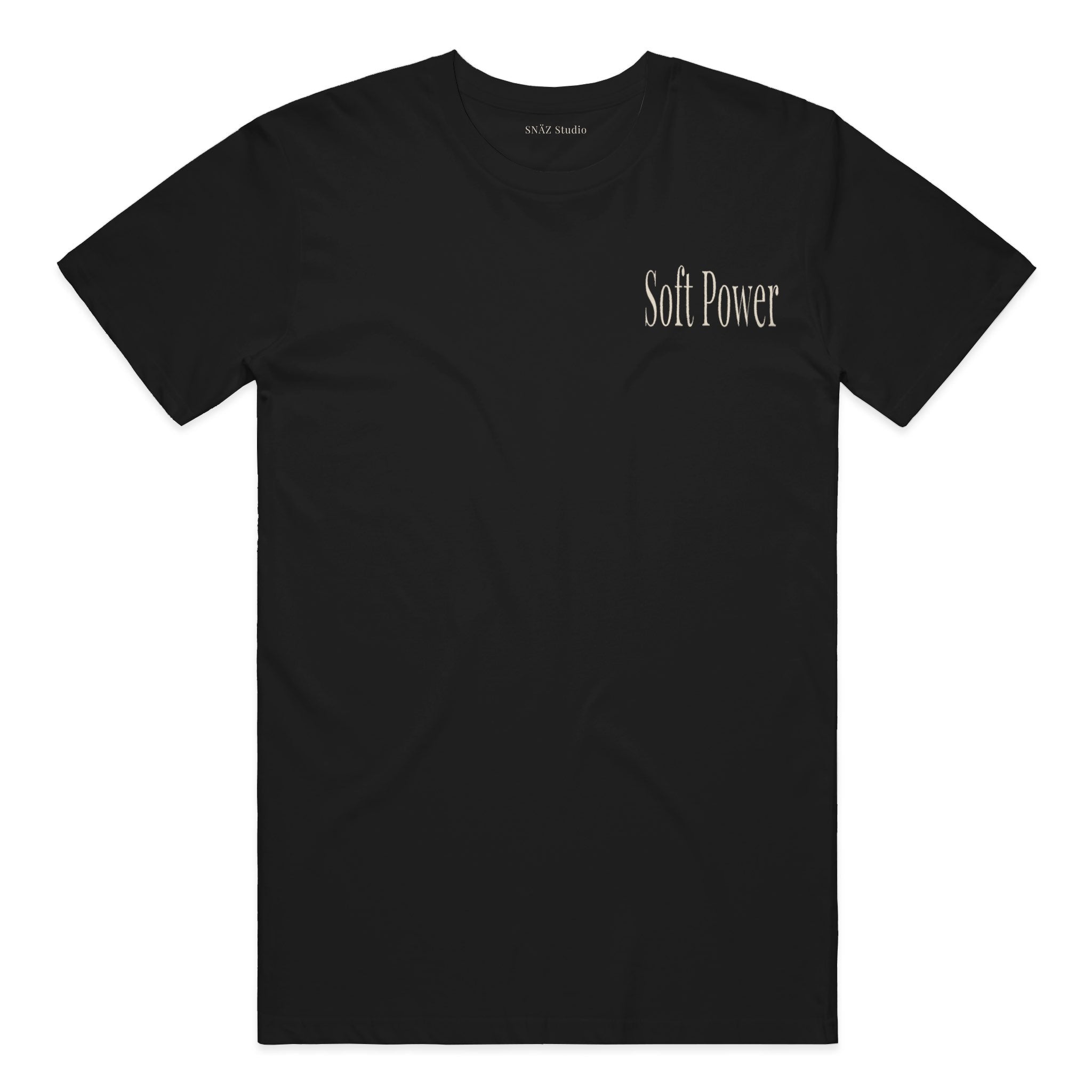 Soft Power tee – Black