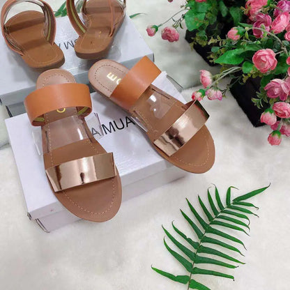 Chic Euro-American Flat Slippers