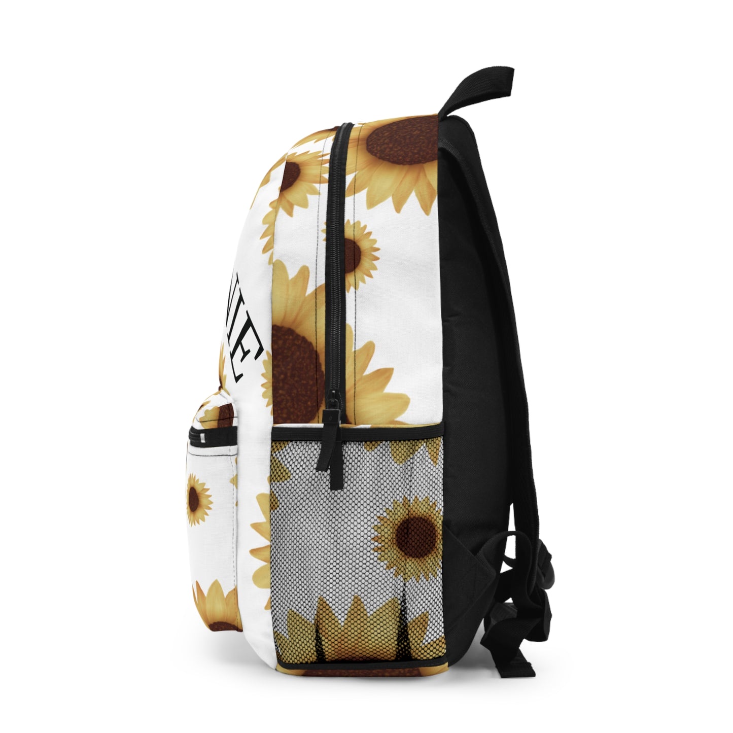 "Bloom with Style – Personalized Sunflower Backpack"