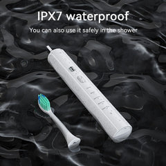 Portable Electric Toothbrush – Compact Design with Long-Lasting Battery, Perfect for Travel & Business Trips