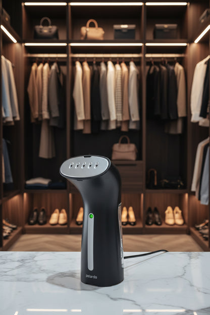 360° Anti-Spill Travel Clothes Steamer – Ultra-Fast Heat-Up, Portable & Powerful Wrinkle Remover