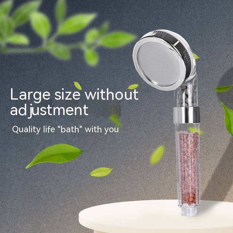 Eco-Friendly 3-Speed Anion Shower Head with Water-Saving Filtration