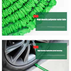 Heavy-Duty Expandable Garden Hose with Nozzle – 25FT to 100FT