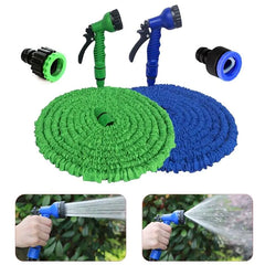 Heavy-Duty Expandable Garden Hose with Nozzle – 25FT to 100FT
