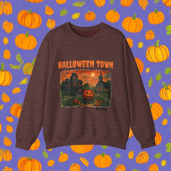 Cozy Halloween Town Unisex Sweatshirt – Spooky Fall Fashion