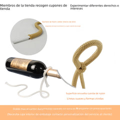 Chic Serpent Iron Wine Holder