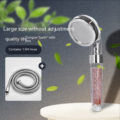 Eco-Friendly 3-Speed Anion Shower Head with Water-Saving Filtration