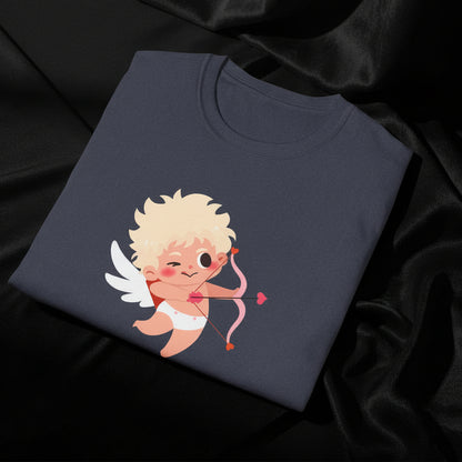 Cupid Made Me Do It T-Shirt – Funny Valentine Cupid Graphic Tee