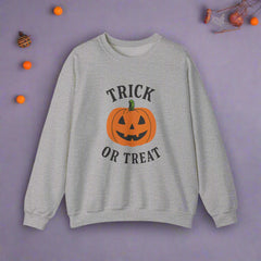 “Halloween Trick-Or-Treat Sweatshirt | Cozy Unisex Crewneck”