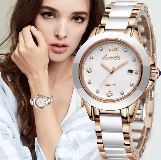 Chic Rose Gold Women's Watch