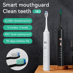 Portable Electric Toothbrush – Compact Design with Long-Lasting Battery, Perfect for Travel & Business Trips