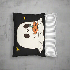 Cute Ghost Pumpkin Pillowcase – Halloween Home Décor Accent