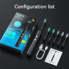 Portable Electric Toothbrush – Compact Design with Long-Lasting Battery, Perfect for Travel & Business Trips