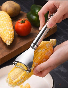 Dual Corn Kernel Stripper Tool Stainless Steel