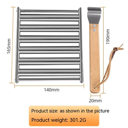 Detachable Steel Sausage Grill Rack