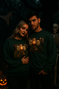 Slashers in Love Sweatshirt – Cozy Gildan G180 Crewneck | Horror Romance