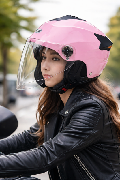 Motorcycle Helmet Bluetooth Headset with Camera – Hands-Free Calls & Ride Recording