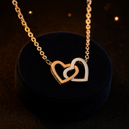 Forever Connected Hearts Necklace for Her