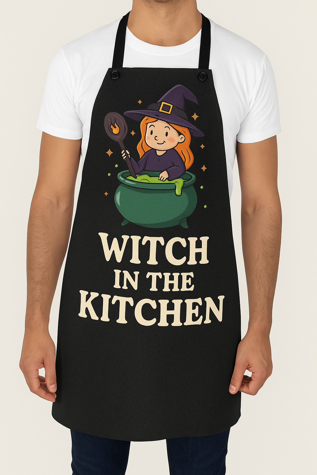 Personalized Apron – Funny, Custom, Holiday & Family Name Aprons | Upload Your Own Design