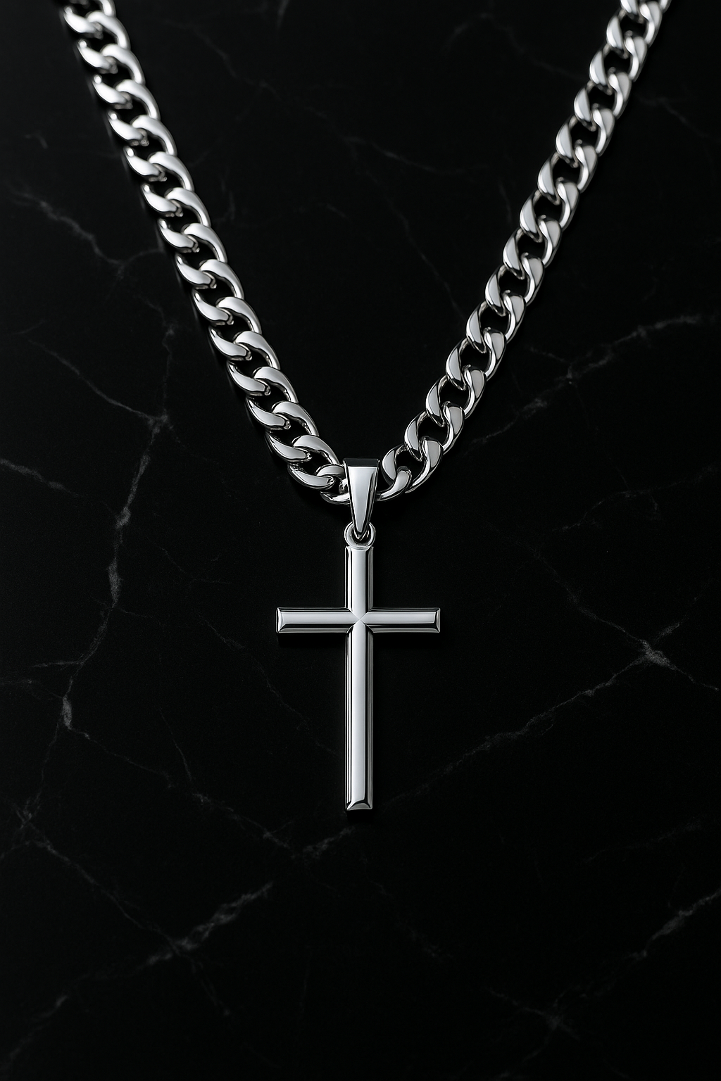 To My Boyfriend Cross Necklace – Meaningful Love Message Gift