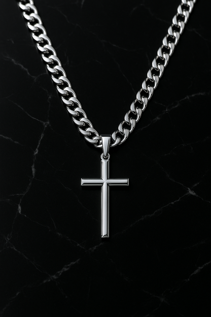 To My Boyfriend Cross Necklace – Meaningful Love Message Gift