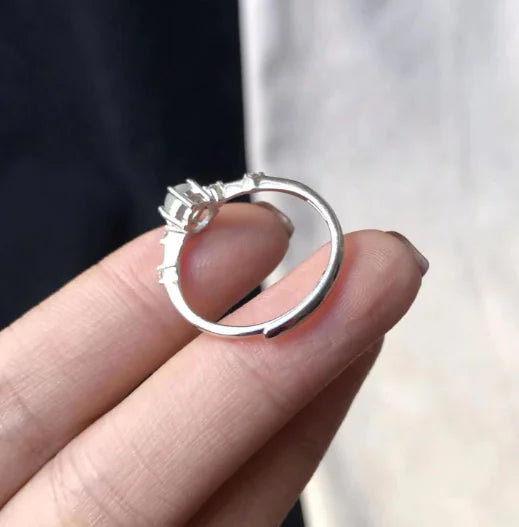 Elegant Chalcedony Opal Ring