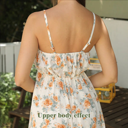 Women’s Chic Print Day Dress – Casual Lightweight Summer Fashion Dress