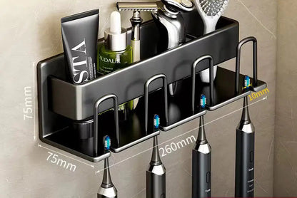 Bathroom Wall Organizer for Toothbrush & Cup