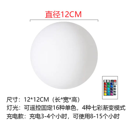 Radiant Garden Sphere Light with Remote