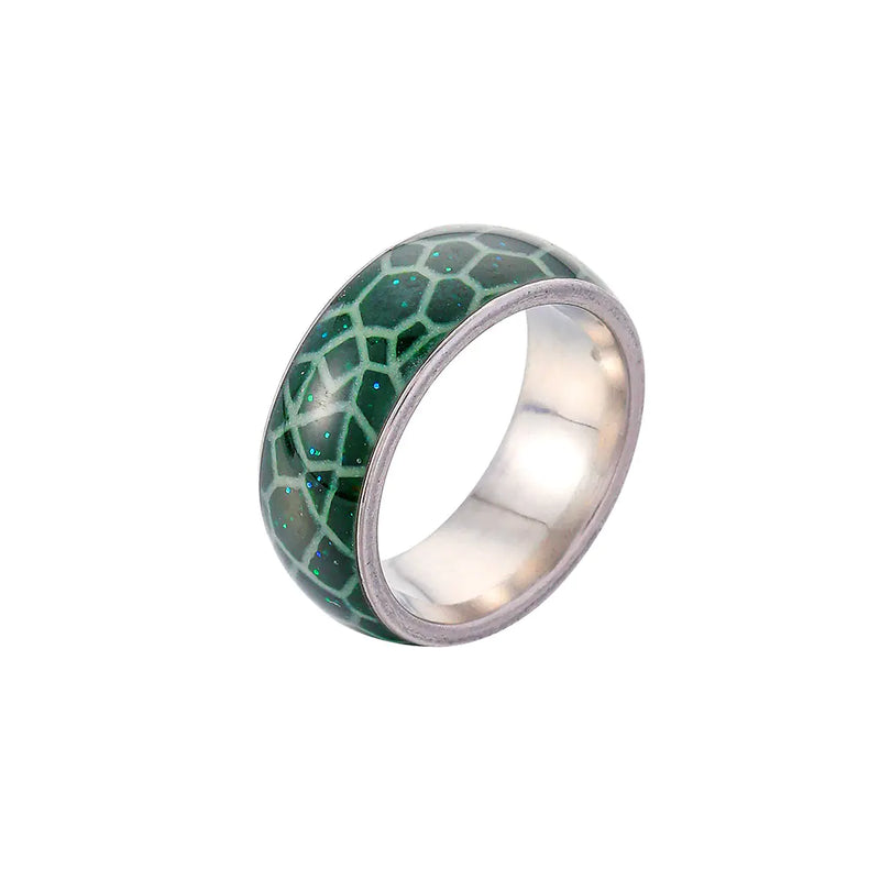 Radiant Steel Glow Ring