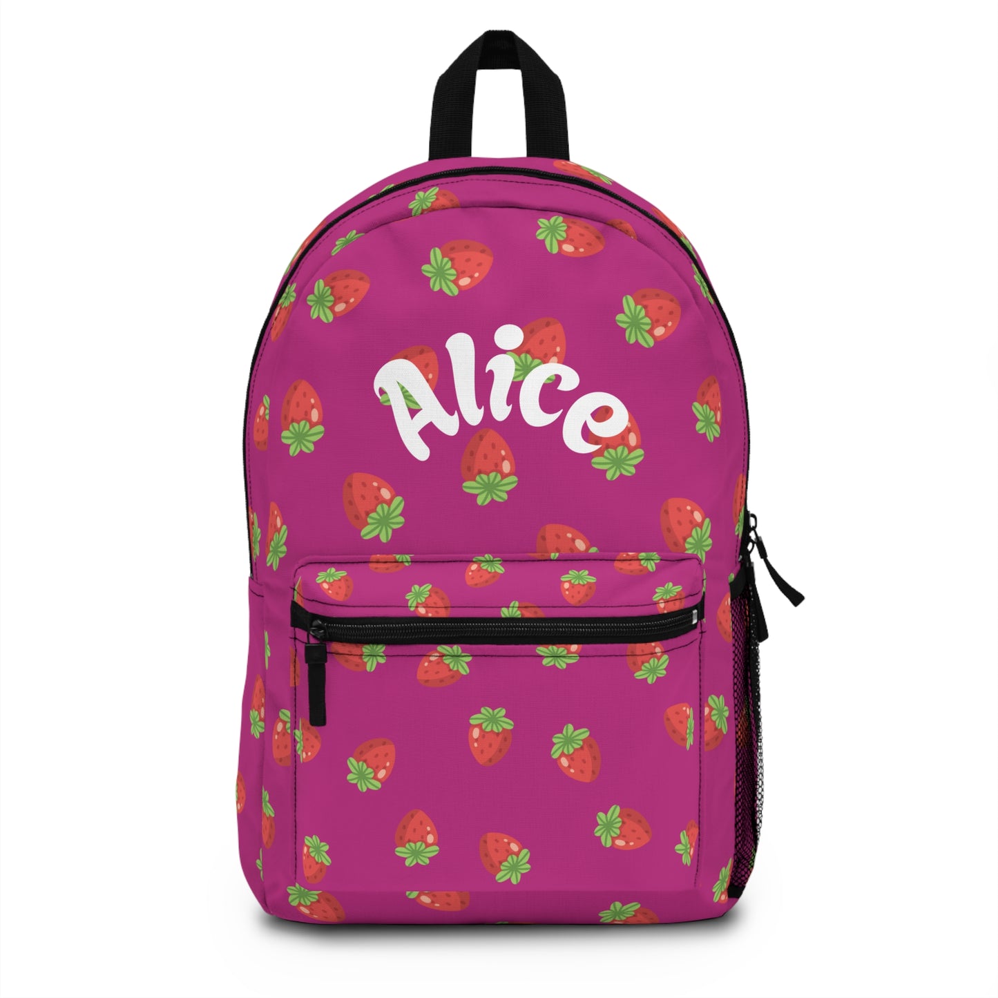 Cute Strawberry Pattern Backpack – Personalized Just for You