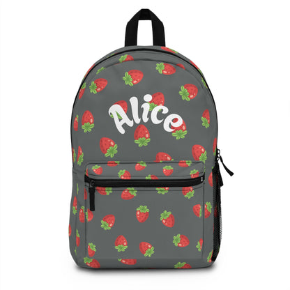 Cute Strawberry Pattern Backpack – Personalized Just for You