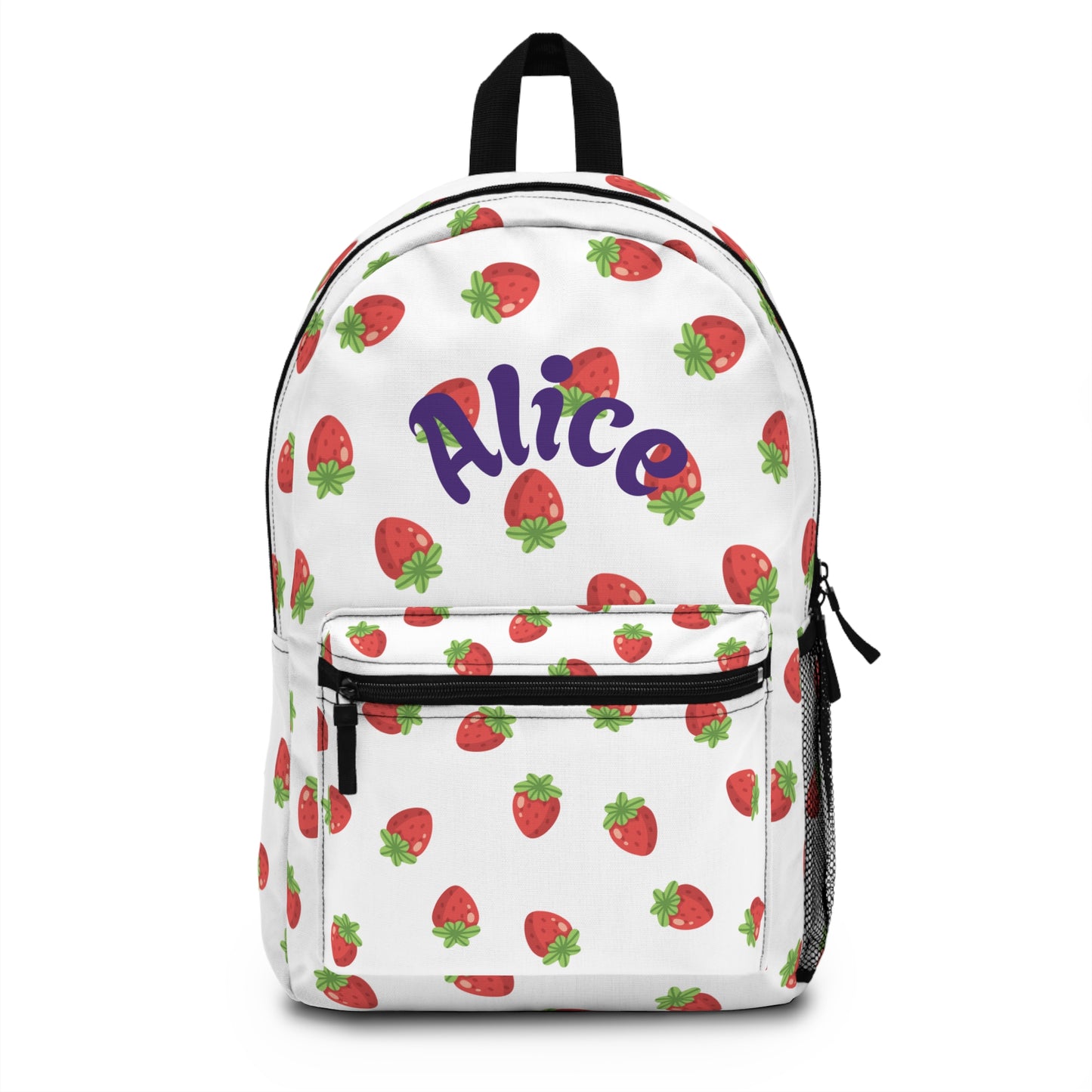 Cute Strawberry Pattern Backpack – Personalized Just for You