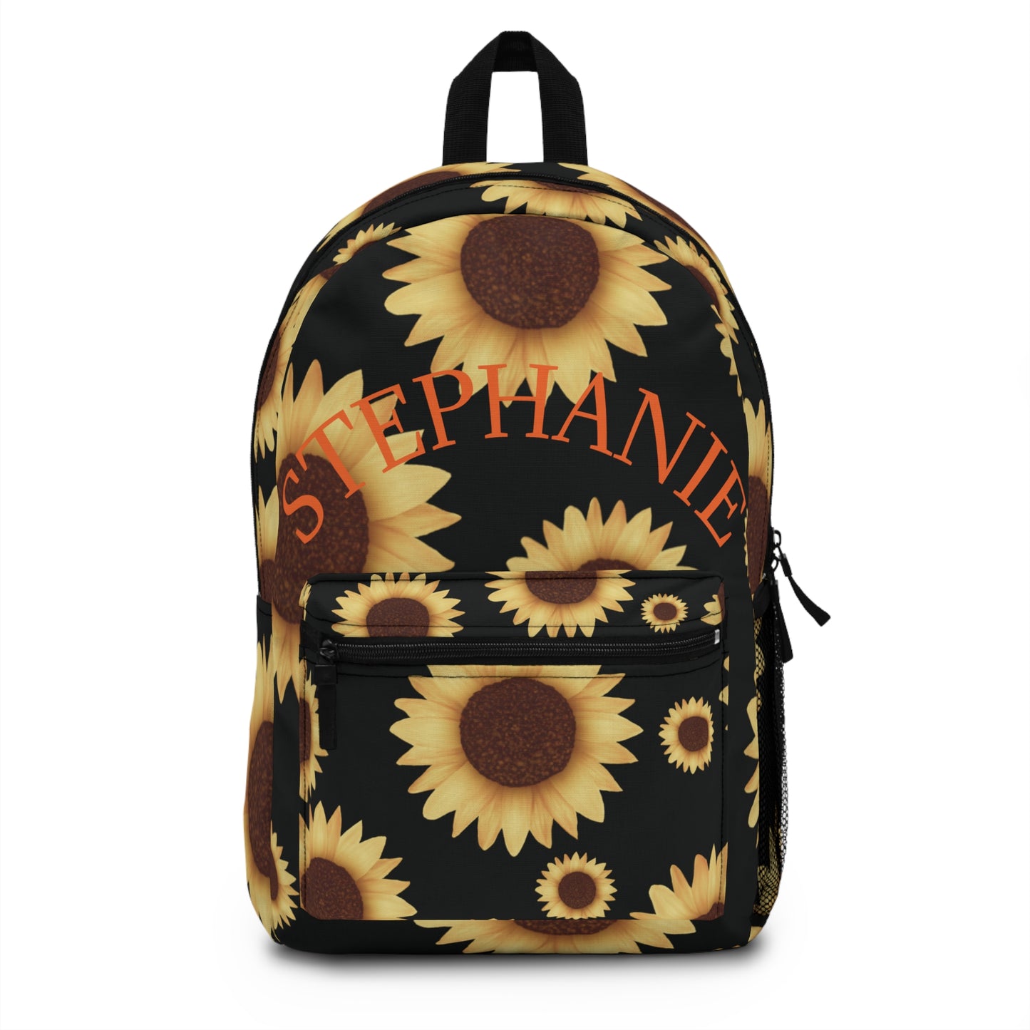 "Bloom with Style – Personalized Sunflower Backpack"