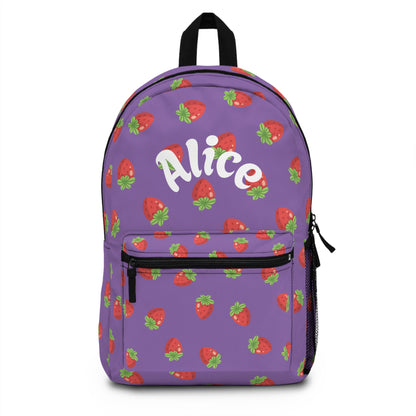 Cute Strawberry Pattern Backpack – Personalized Just for You