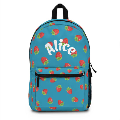 Cute Strawberry Pattern Backpack – Personalized Just for You
