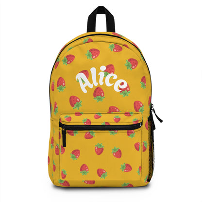 Cute Strawberry Pattern Backpack – Personalized Just for You