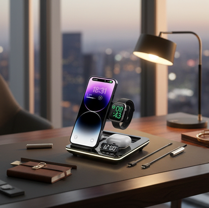 5-in-1 Smart Wireless Travel Charger