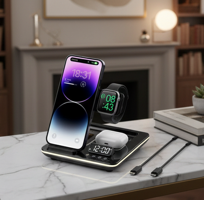5-in-1 Smart Wireless Travel Charger