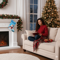 Personalized Snowman Christmas Stocking – Custom Name Holiday Decor