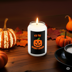 Spooky-Season Halloween Soy Candle – Fall Scented Decor