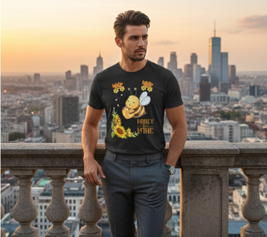 Honey Bee Mine Cute Bee Valentine’s T-Shirt – Romantic Honey Bee Love Shirt