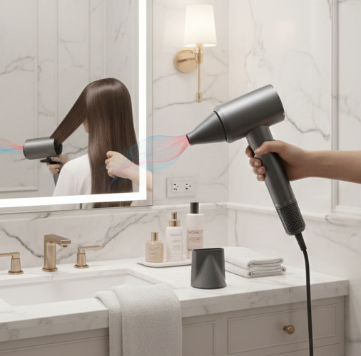Ionic Pro Hair Dryer for Rapid Drying