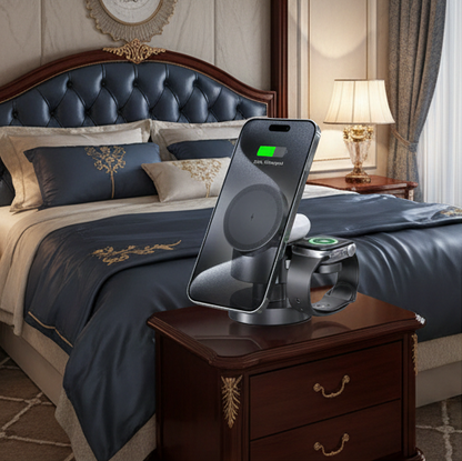 3-in-1 Foldable MagSafe Charger with Night Light