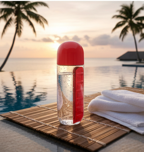 Dual Pill Bottle & Hydration Cup - 600ml