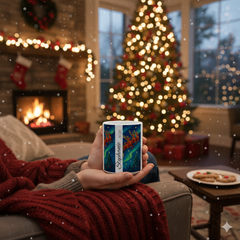 Personalized Santa Sleigh Christmas Mug – Custom Name Holiday Gift