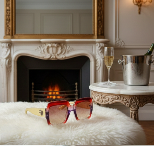 Chic Tri-Tone Designer Sunglasses