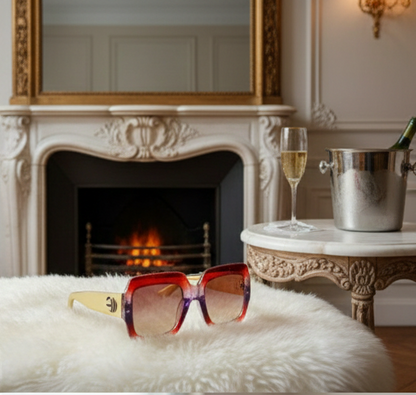 Chic Tri-Tone Designer Sunglasses