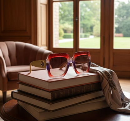 Chic Tri-Tone Designer Sunglasses