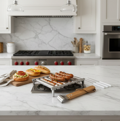 Detachable Steel Sausage Grill Rack